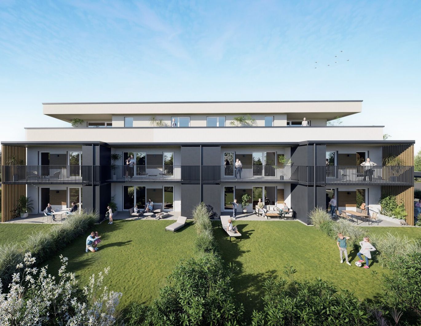 3-Zimmer-Gartenwohnung | ca. 70 m² | Terrasse & Eigengarten | Neubau