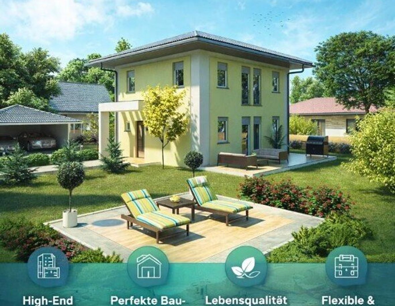 4 preisgünstige Einfamilienhäuser am Ortsrand von Petzenkirchen - provisionsfrei!