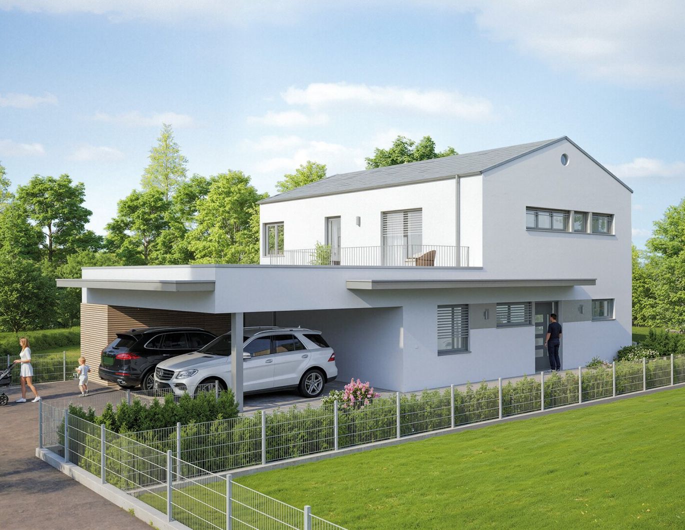 Kaiserallee Grafenstein - Einfamilienhaus I-III schlüsselfertig & unterkellert (freistehend)