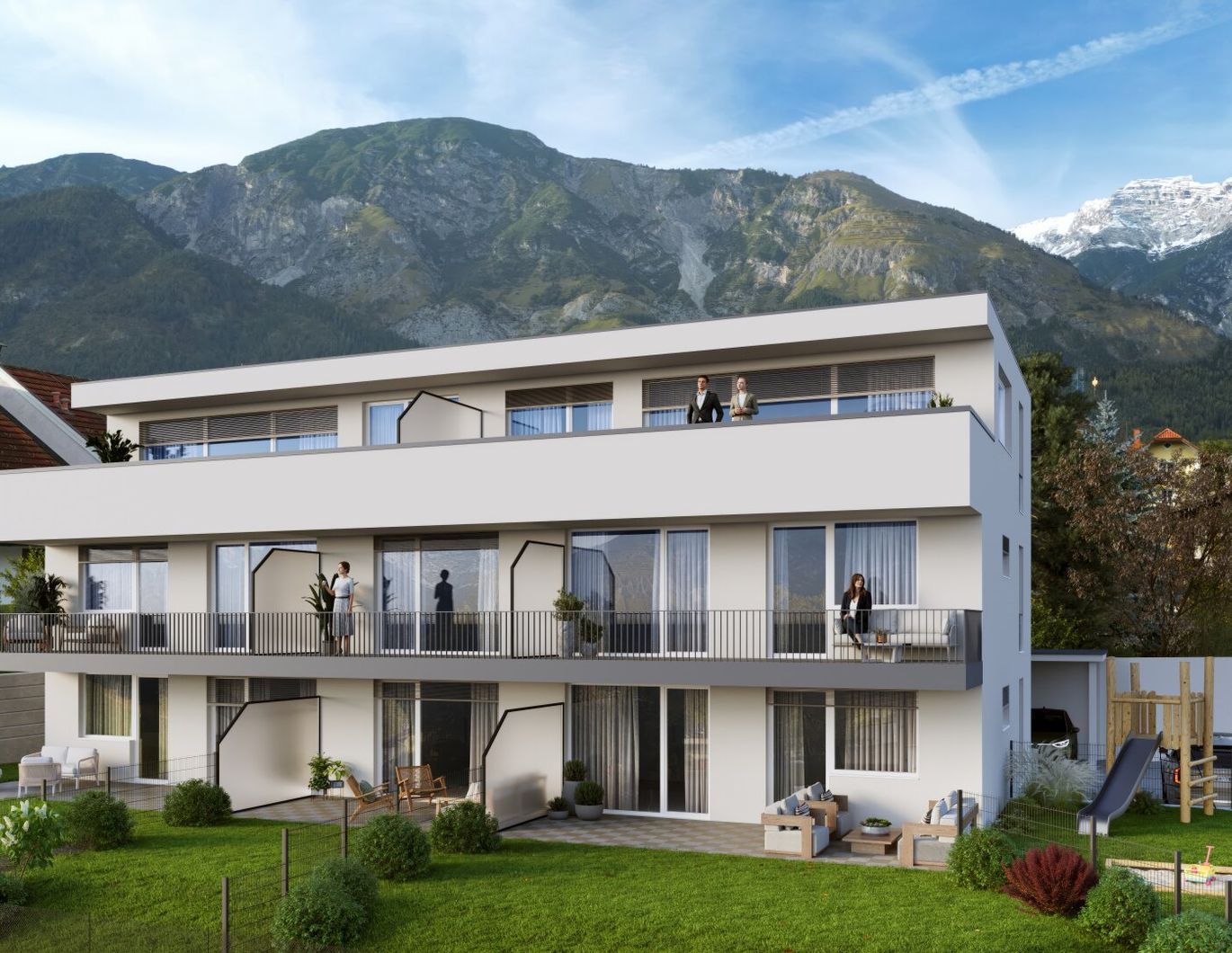 Wohnbauprojekt Absam - 3 Zimmer Wohnung im ersten OG