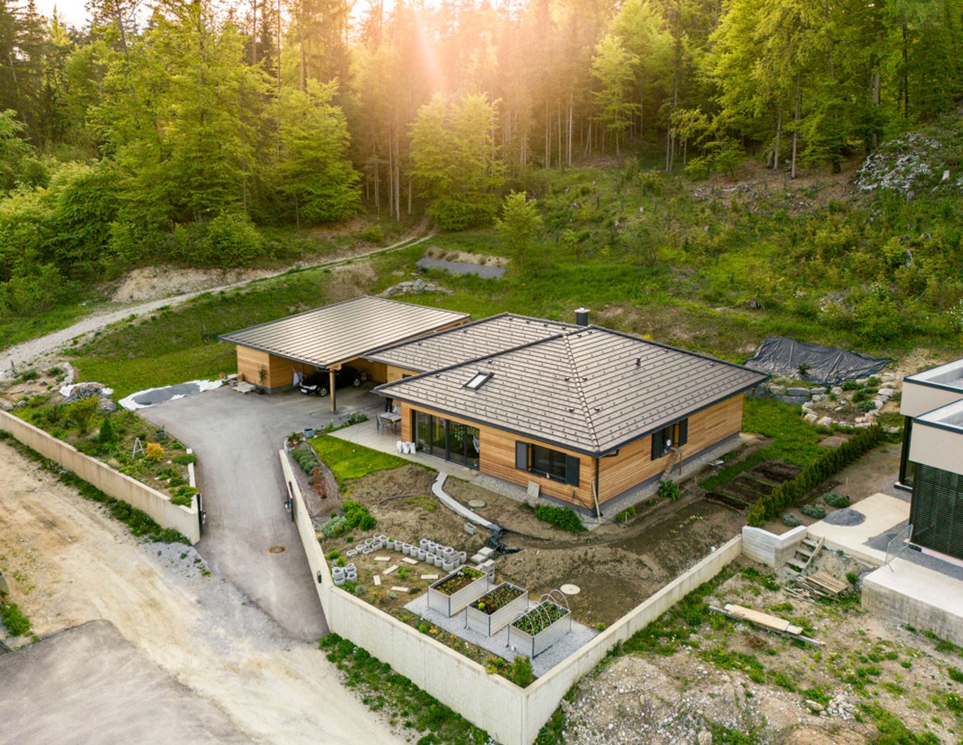 **Energieeffizienter Bungalow mit Karawankenblick und Selbstversorgergarten!!**