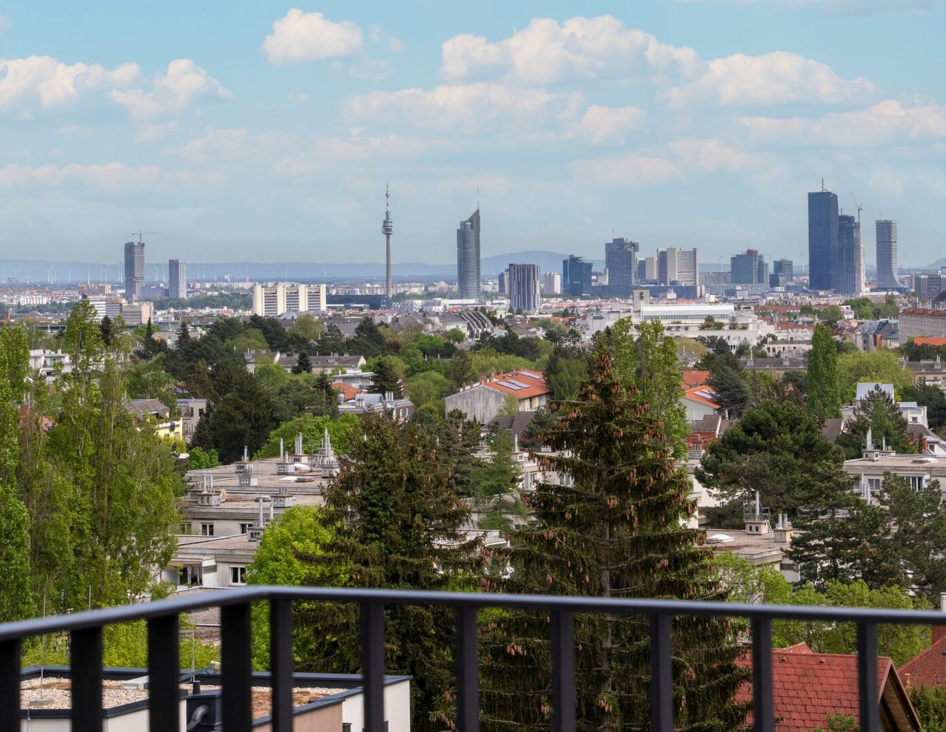 Quality Living mit Blick auf die Weinberge.