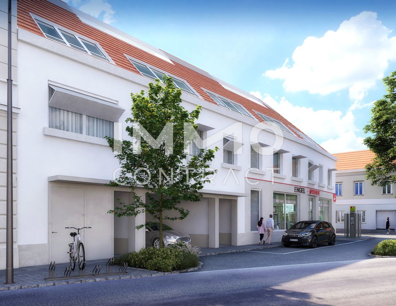 Attraktive, ruhige Zentrumslage: Moderne, helle 2-Zimmerwohnung mit Terrasse