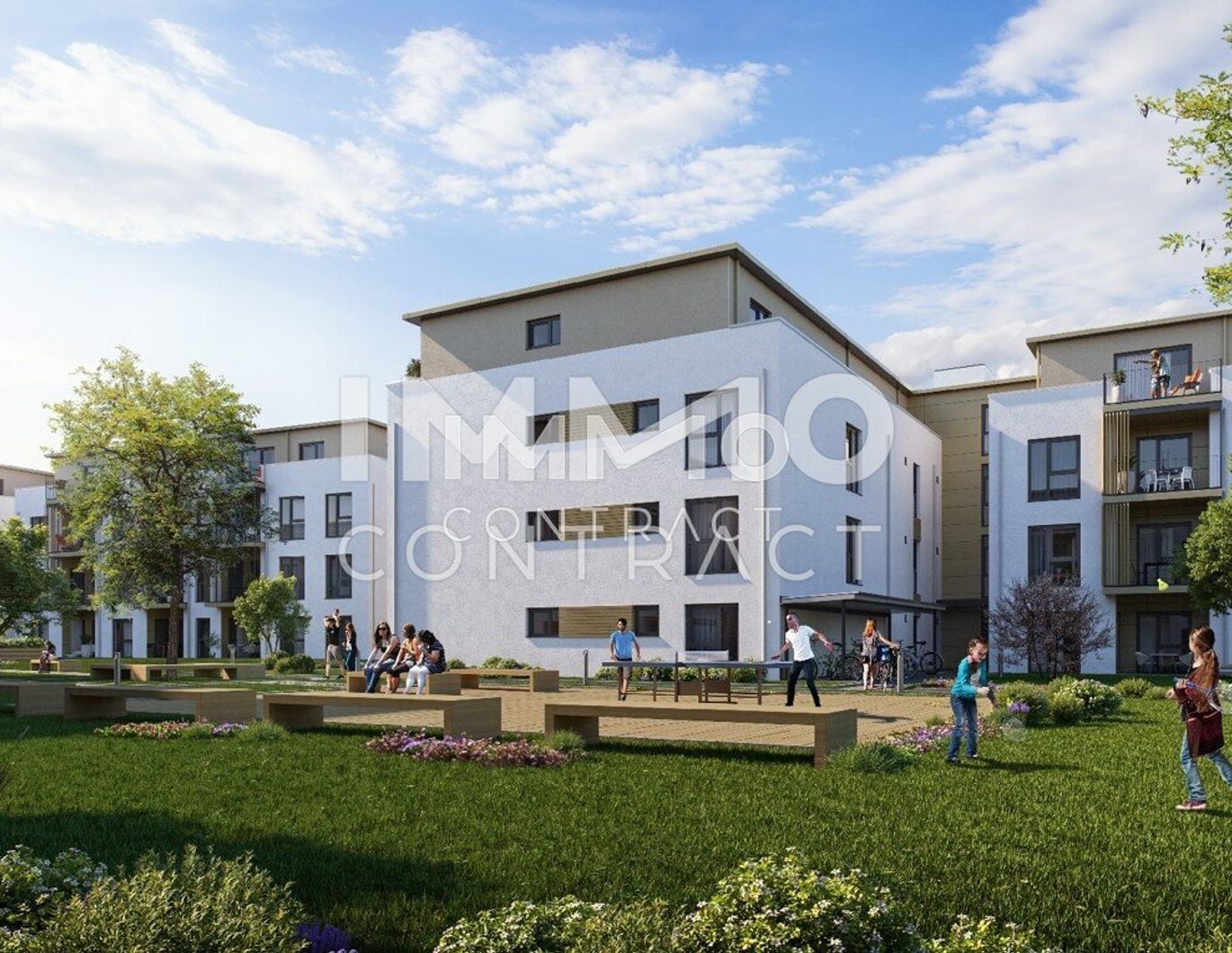 53,49qm 2Zi S-Gartenwohnung, Erstbezug, ökologische Bauweise