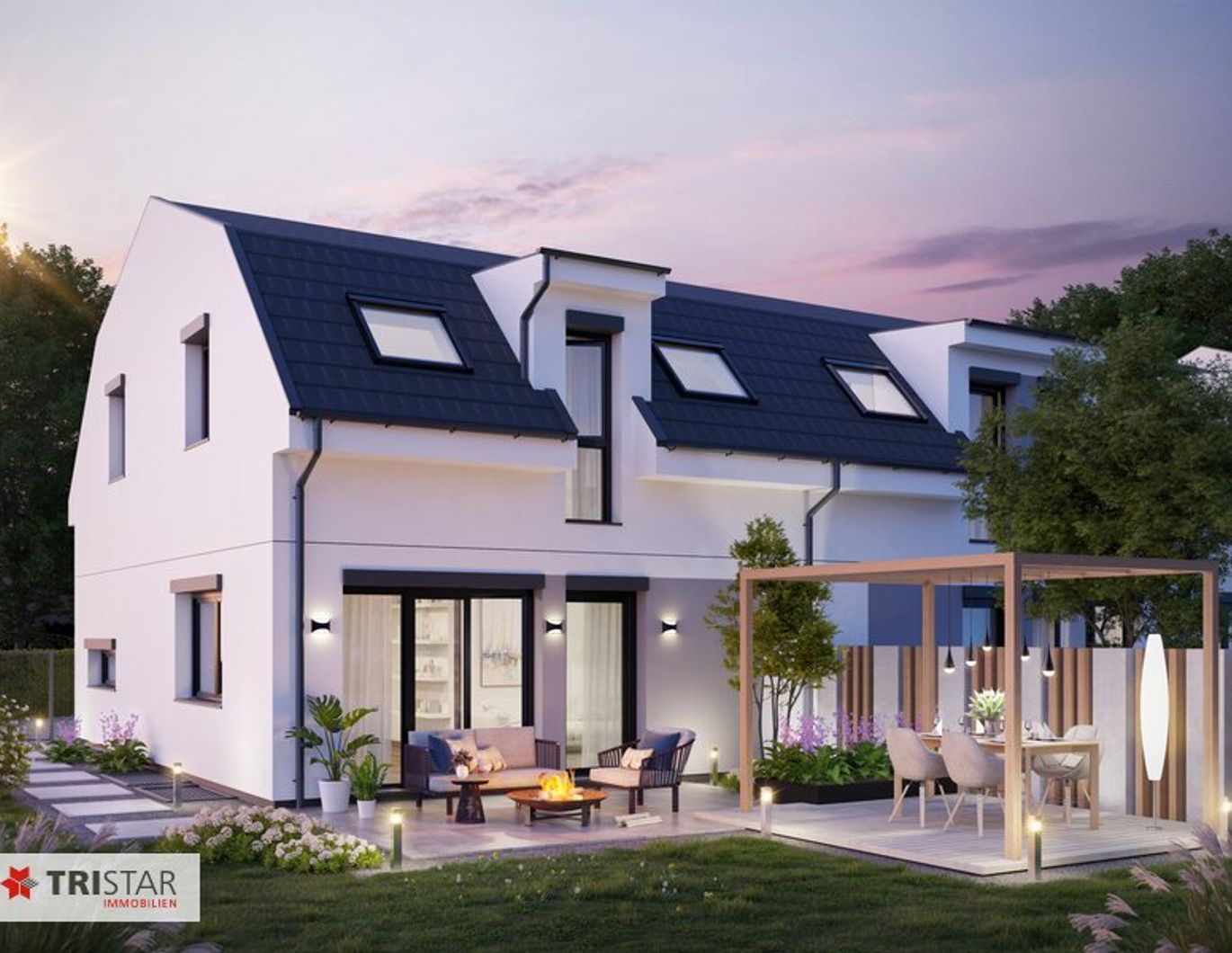 Modernes Reihenhaus in Groß-Enzersdorf: Erstbezug mit Garten und 2 Stellplätzen!