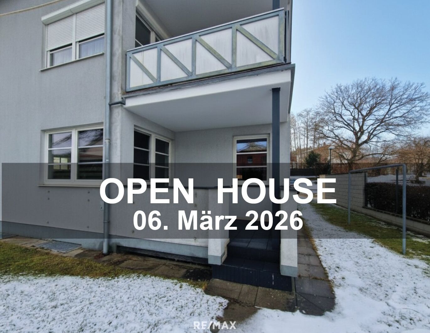 Erdgeschosswohnung mit Terrasse und künftigem Eigengarten