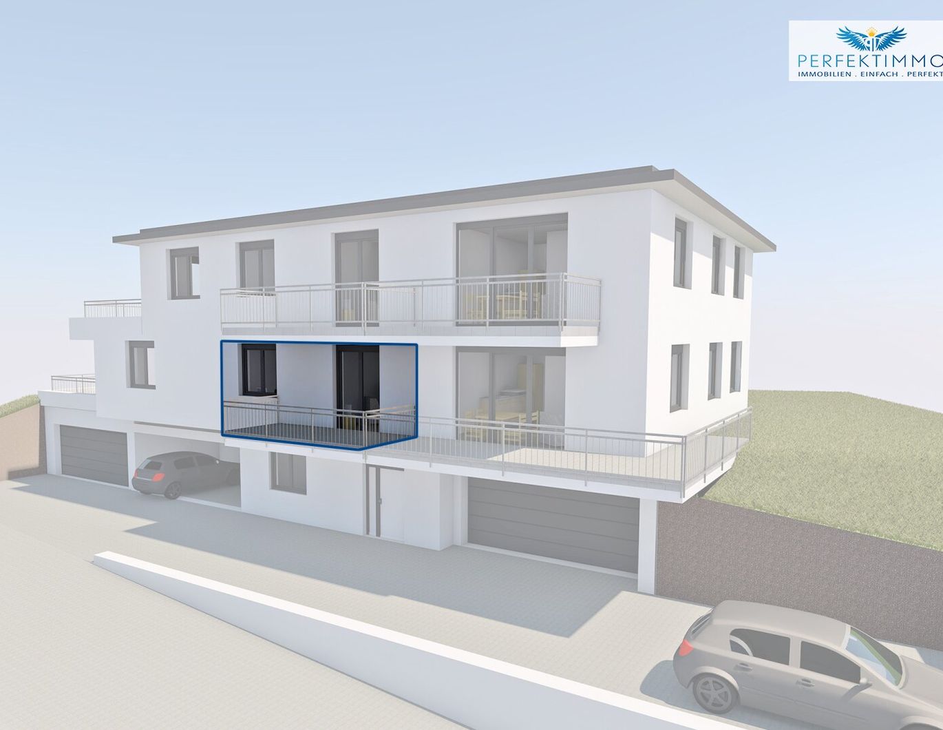 Neubauprojekt: Moderne 2-Zimmer-Wohnung Top 2 mit Balkon in bester Lage von Imst