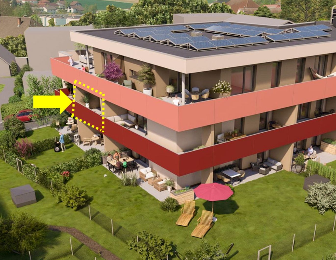 Kompakte Kleinwohnung mit schöner Loggia in den STADTTERRASSEN PEUERBACH - provisionsfrei! ** JETZT FRÜHKÄUFER-RABATT!**