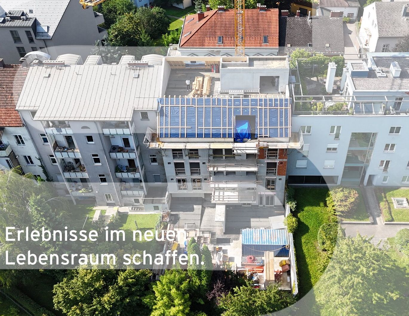 Gemütliche Dachgeschosswohnung mit Balkon in ruhigen Innenhof - Top 11 | Neubauprojekt 