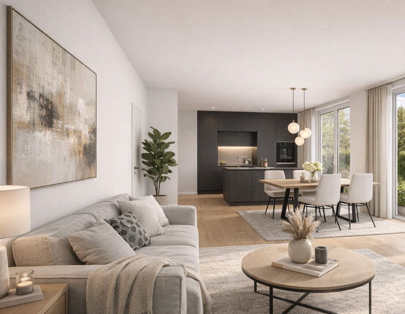 3-Zimmer-Gartenwohnung 