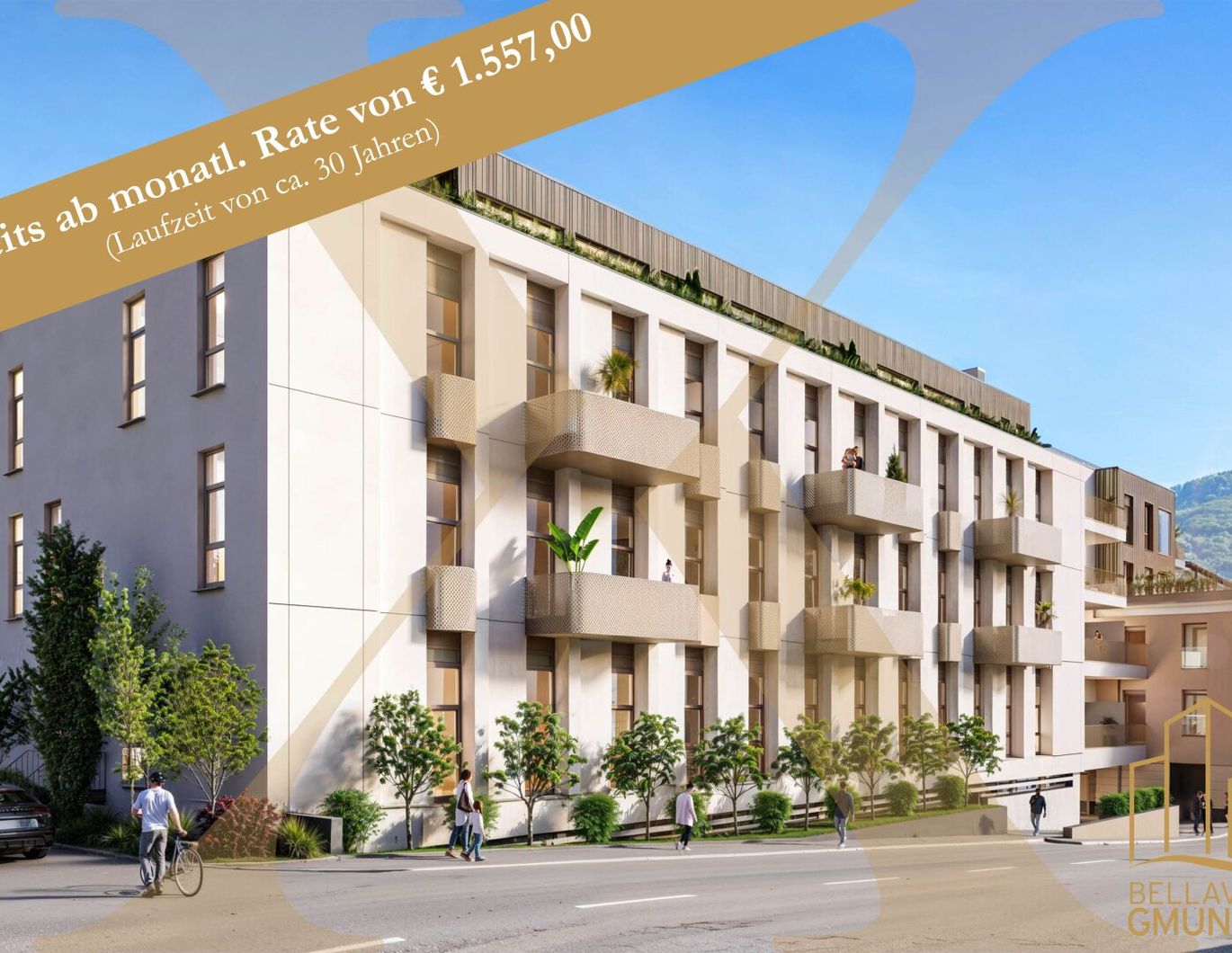 Traumhafte 3-Zimmer-Wohnung mit sonnigem Südwest-Balkon im Zentrum von Gmunden zu verkaufen!