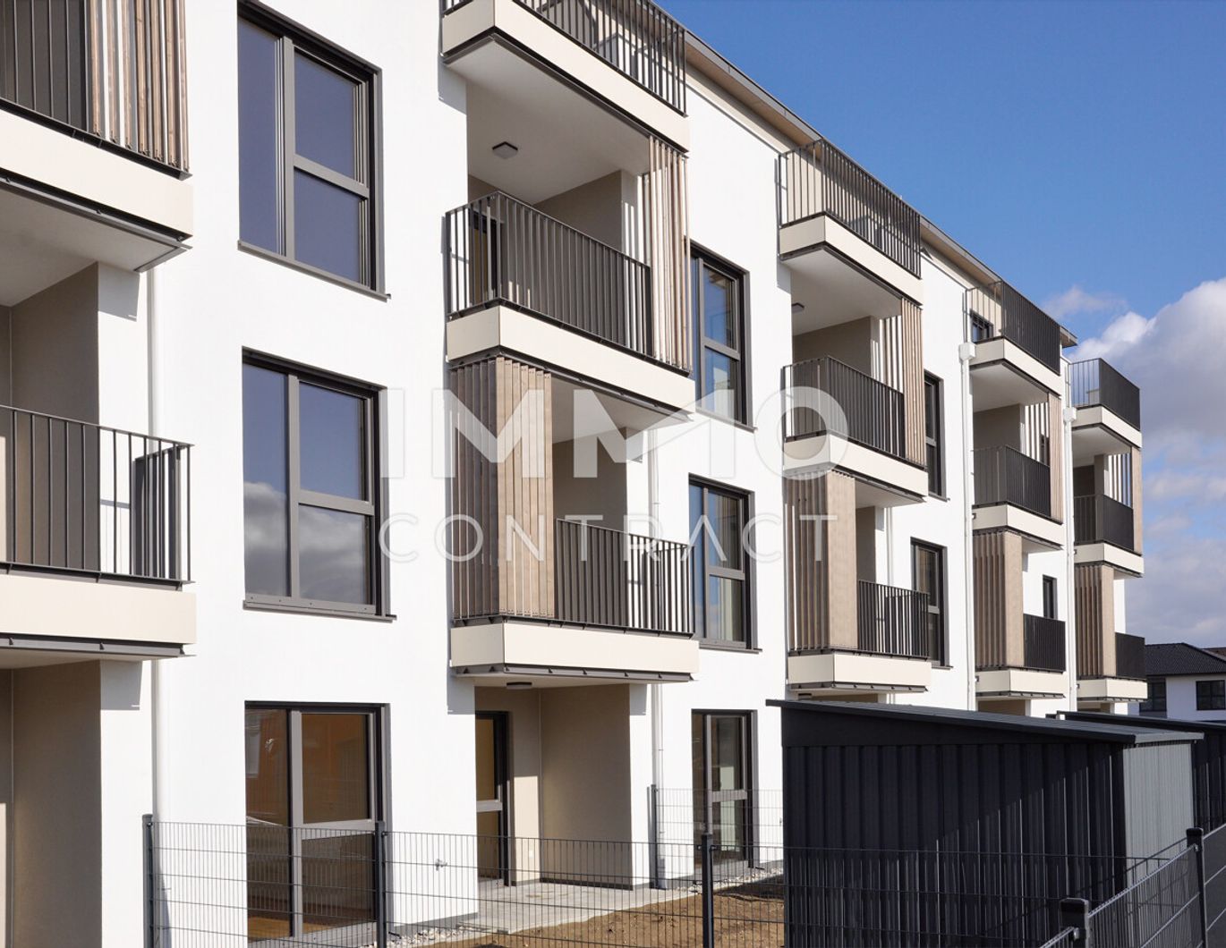 54,11qm 2ZI- S-Balkonwohnung, Erstbezug, ökologische Bauweise