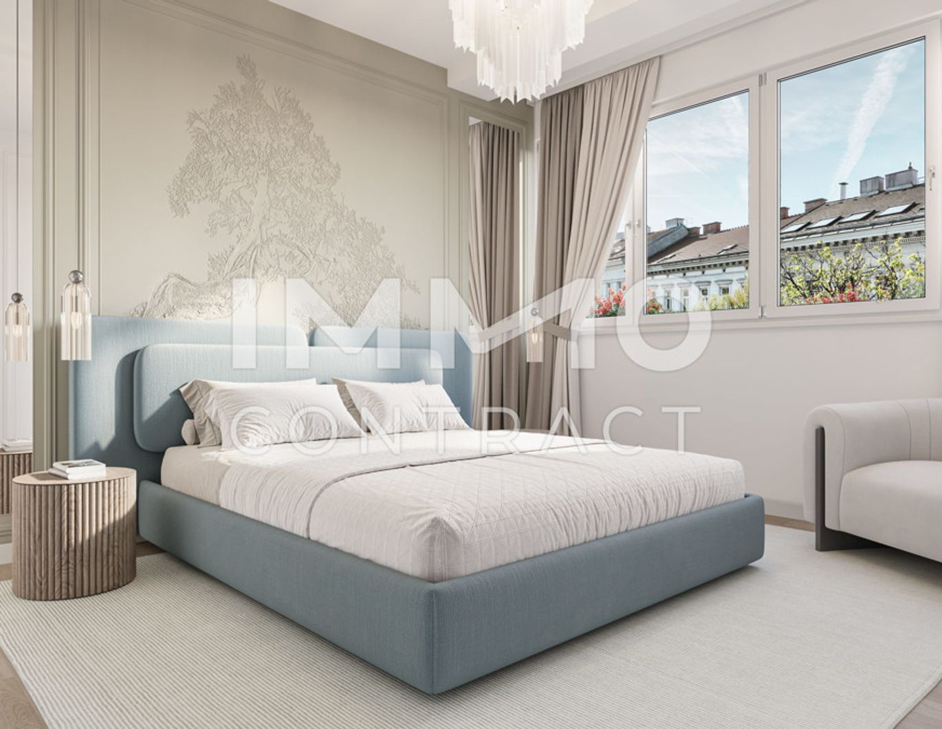 Ost-Westseitige Vierzimmerwohnung die begeistert (Neubau, Erstbezug), urbane Umgebung