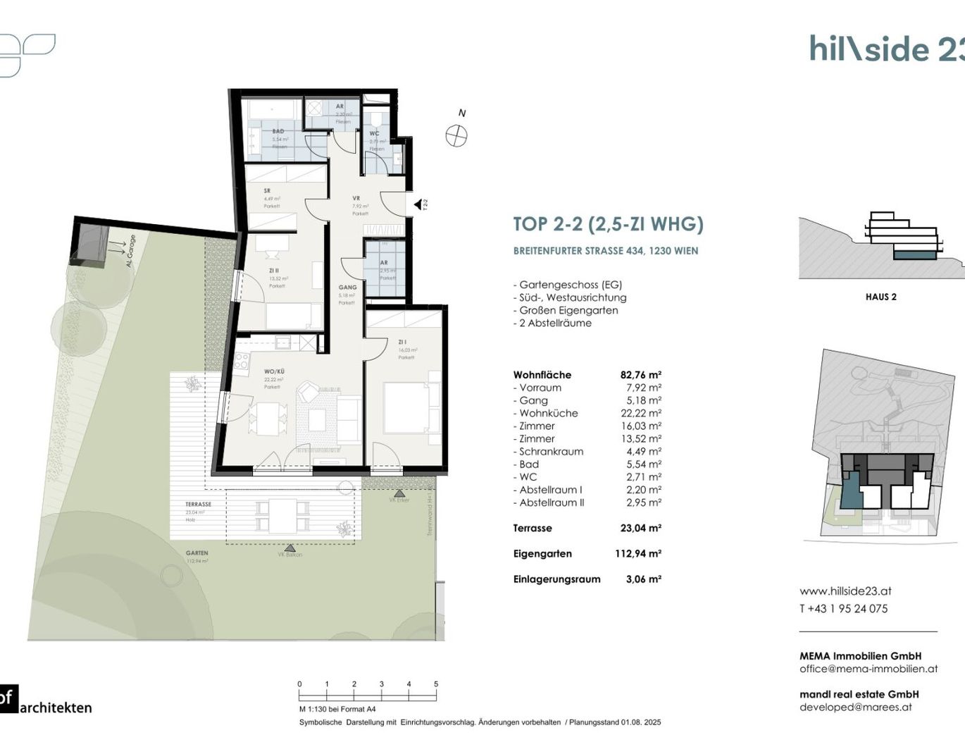 Familienfreundliche 3-Zimmer-Wohnung mit 112 m² Garten zu verkaufen!