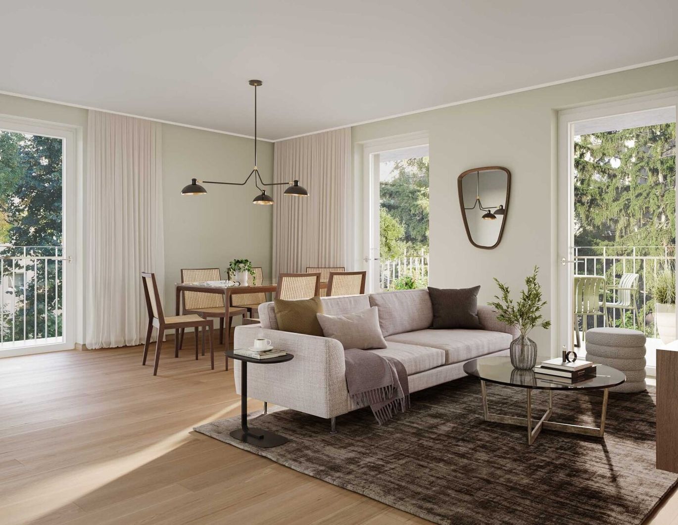 Komfortables Wohnen im Grünen: 3-Zimmer-Wohnung mit Südwest-Balkon im 18. Bezirk