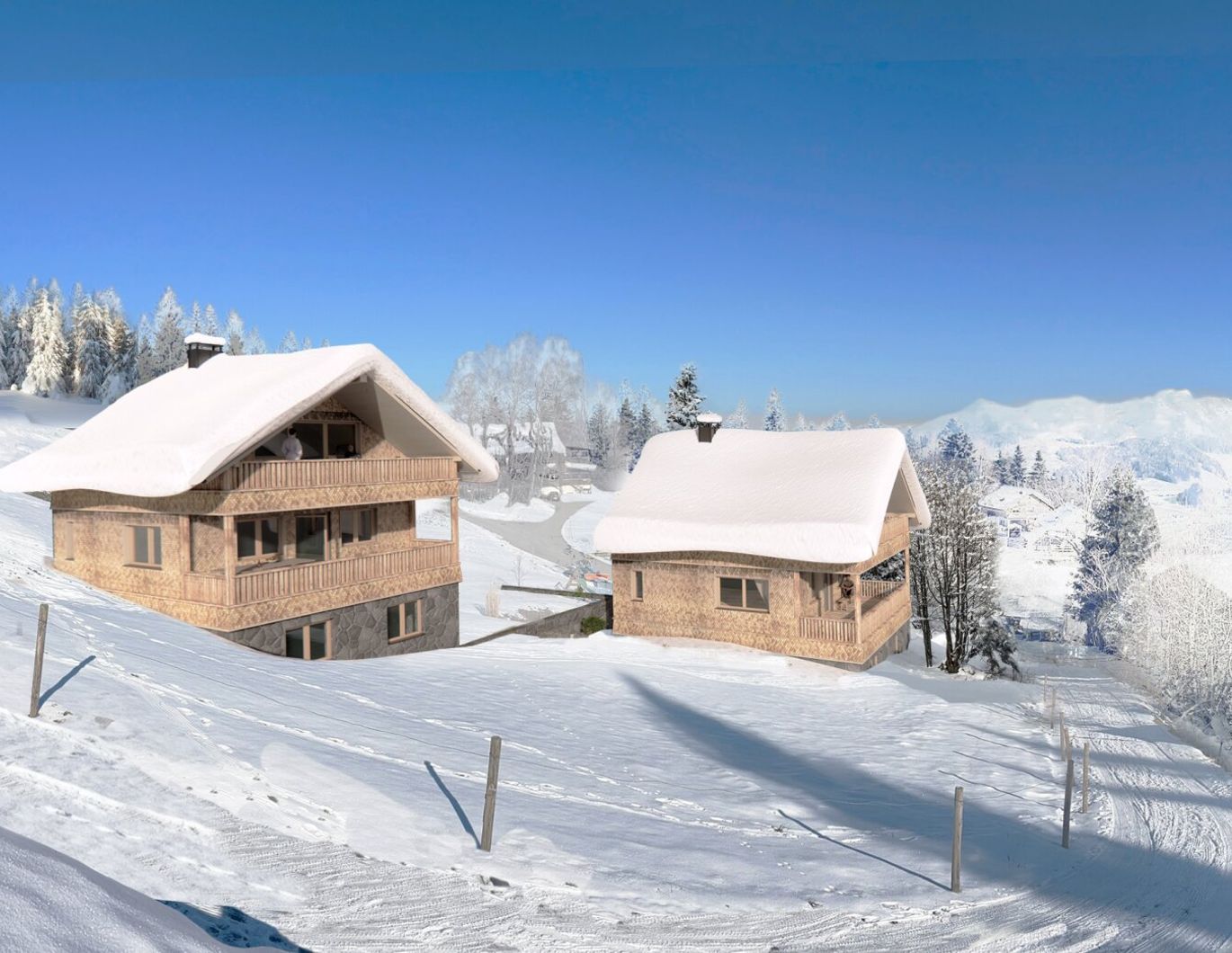 FERIENWIDMUNG - Neu - Bregenzerwald - Egg - Vollholz Chalet mit 133m², Garten, Terrasse, Garage und hochwertiger Ausstattung