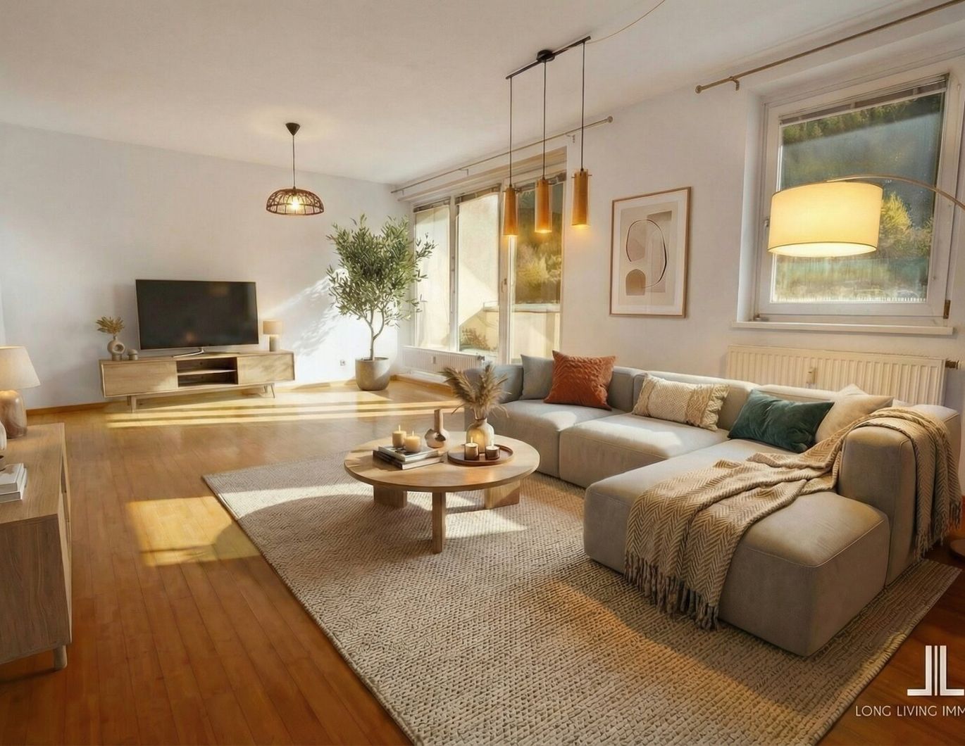 Neu sanierte Wohnung mit Carport und großer Freifläche