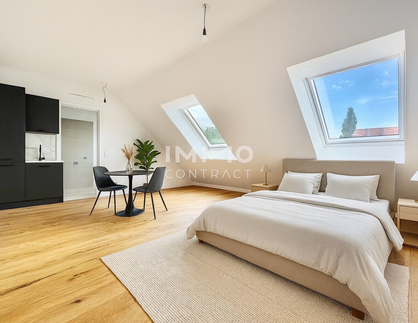 Zwischen Natur & Stadt - Hochwertige 1-Zimmer-Eigentumswohnung beim Aupark