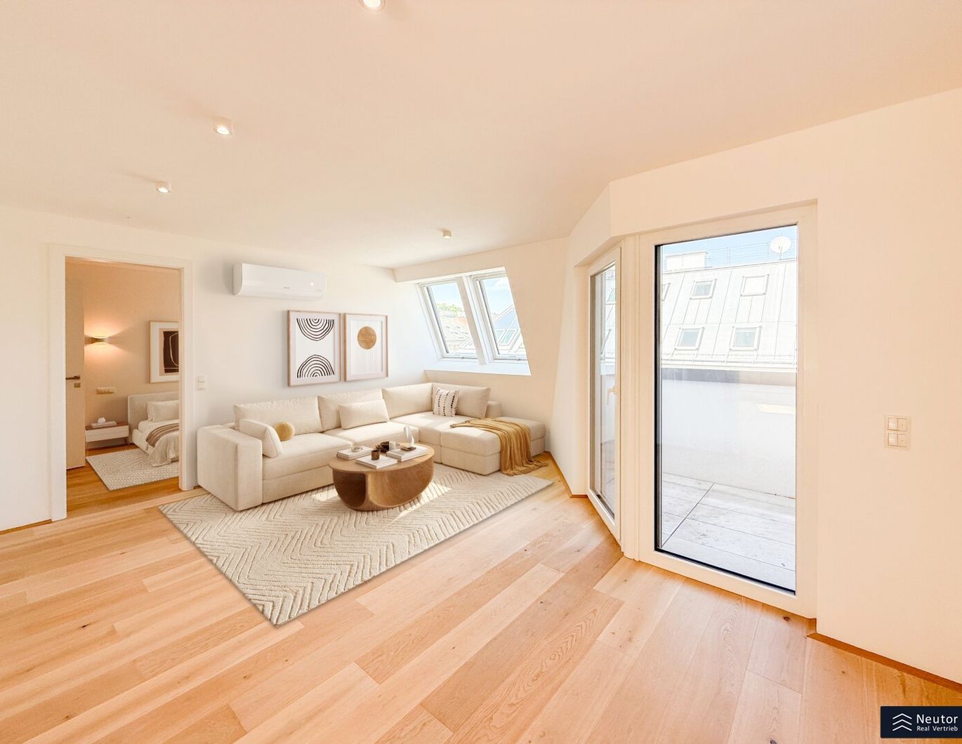 ERSTBEZUG - EXKLUSIVER DACHGESCHOSS AUSBAU - GRÜNBLICK - EINZIGARTIGES WOHNGEFÜHL - IM BEGEHRTEN 18. BEZIRK WÄHRING