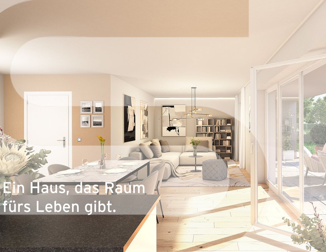 Leben am Eibenweg, Zuhause mit Panorama | Doppelhaushälfte in Thurnharting | DH7