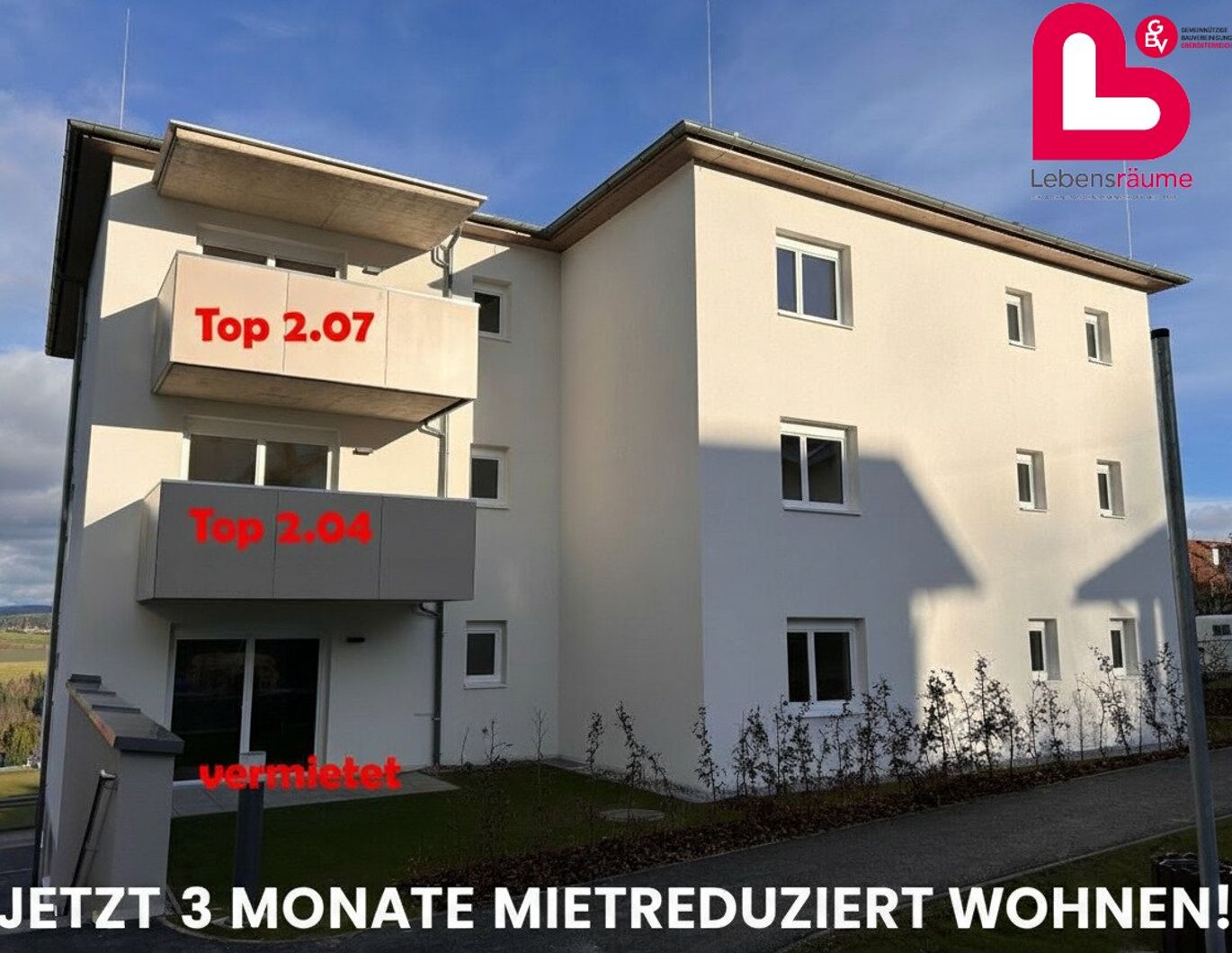 WALDBURG - 3 Monate mietreduziert Wohnen - Neubauprojekt bei Freistadt 