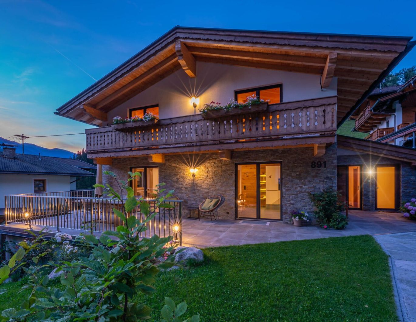 Luxus Chalet in zentrumsnaher Ruhelage