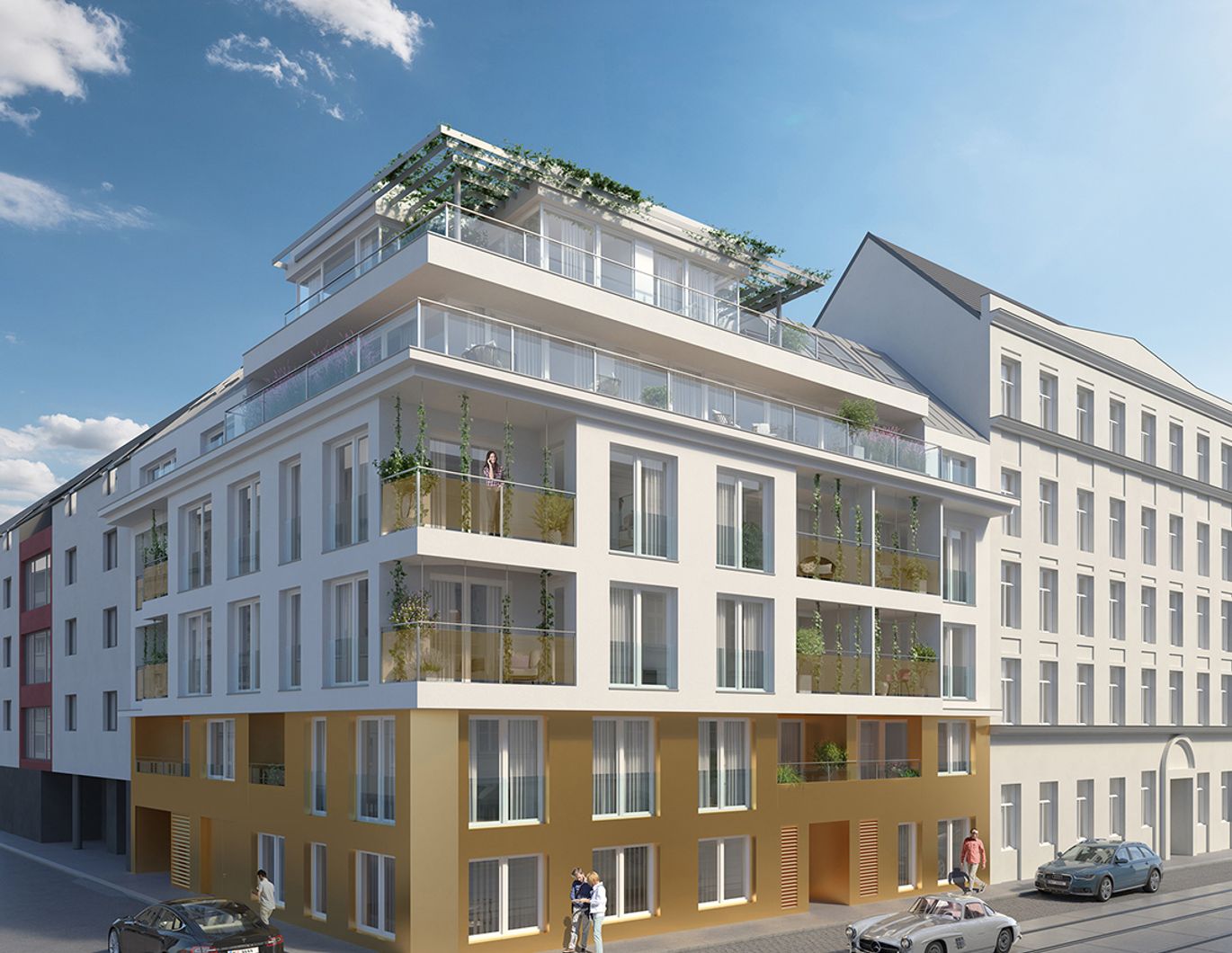 NEUBAU-ZWEITBEZUG, PROVISIONSFREI ! Helle 2-Zimmer-Wohnung mit Balkon, Top-Lage im 18. Bezirk