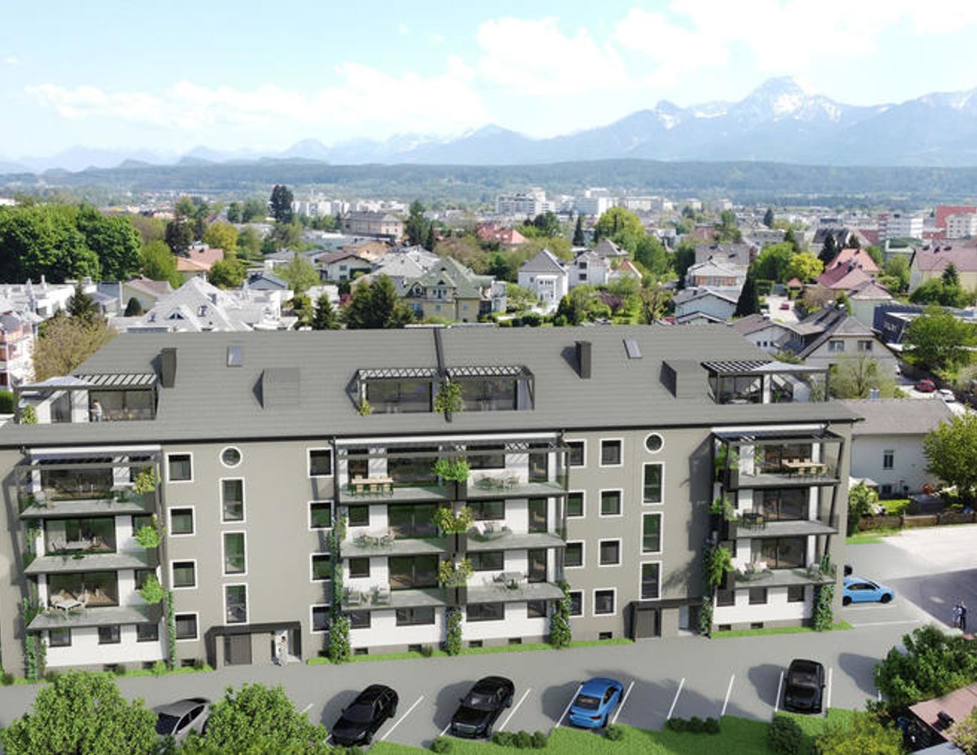 9500 Villach, Unterer Heidenweg 14+14a # Immobilien Eigentum