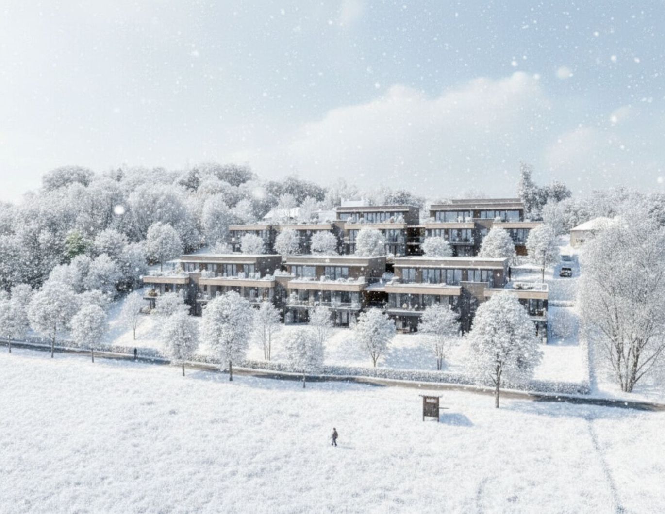 Einzigartiges Wohnambiente: Terrasse und Naturblick vereint