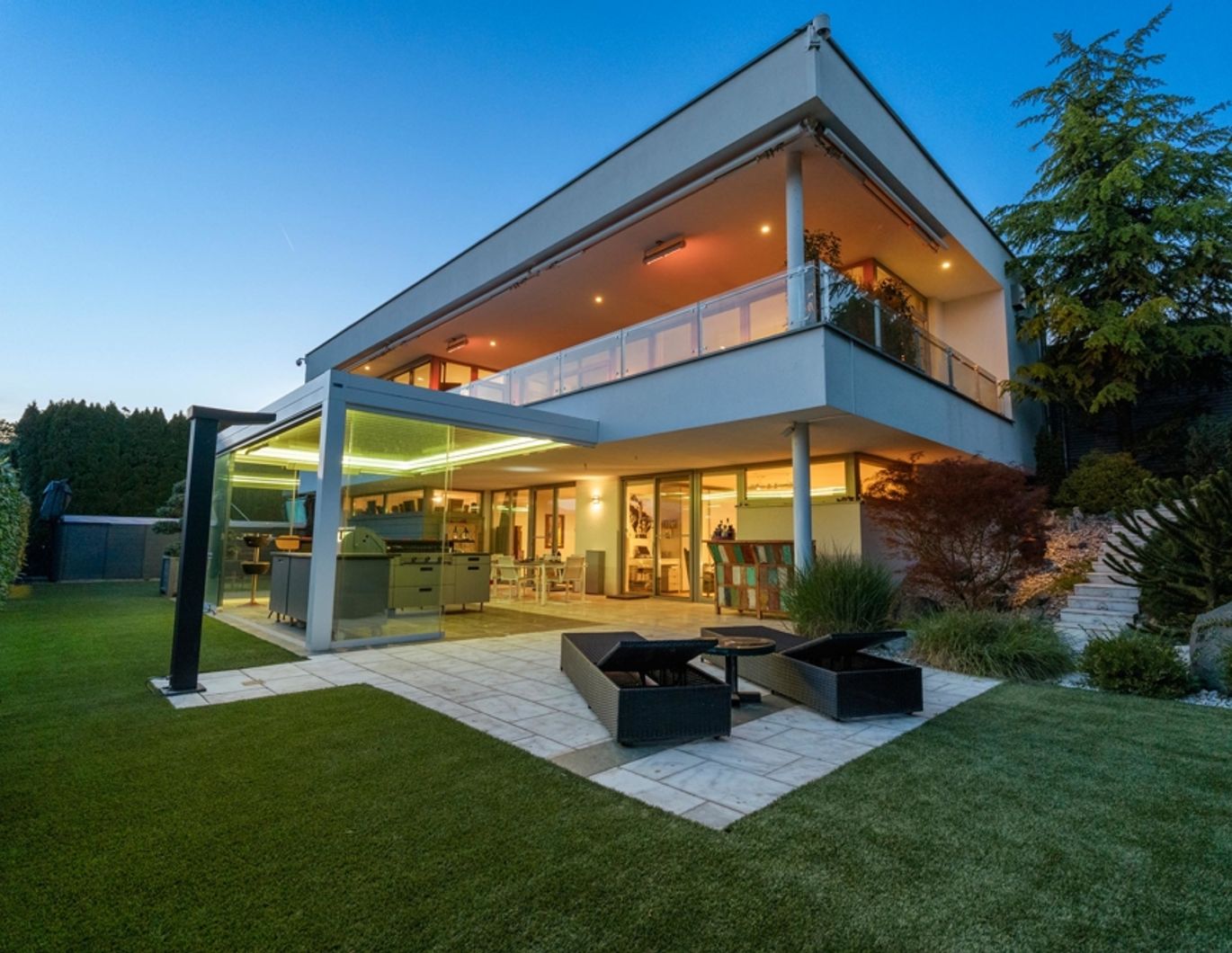 Architektenvilla mit Seeblick