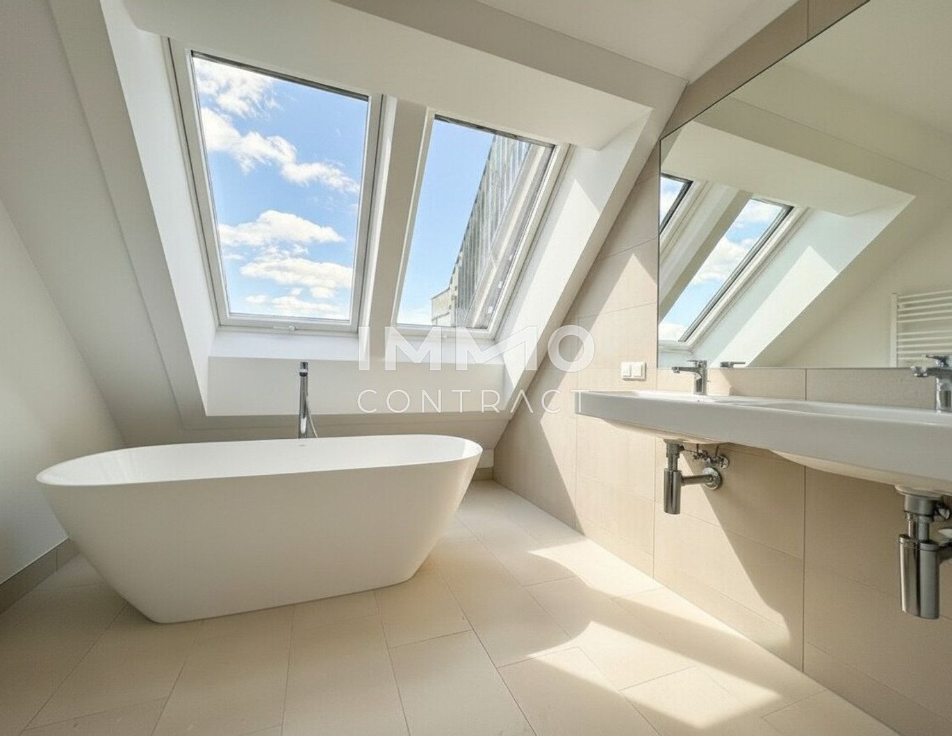 Exklusiv Wohnen auf zwei Ebenen mit privater Dachterrasse - BEIM DONAUUFER