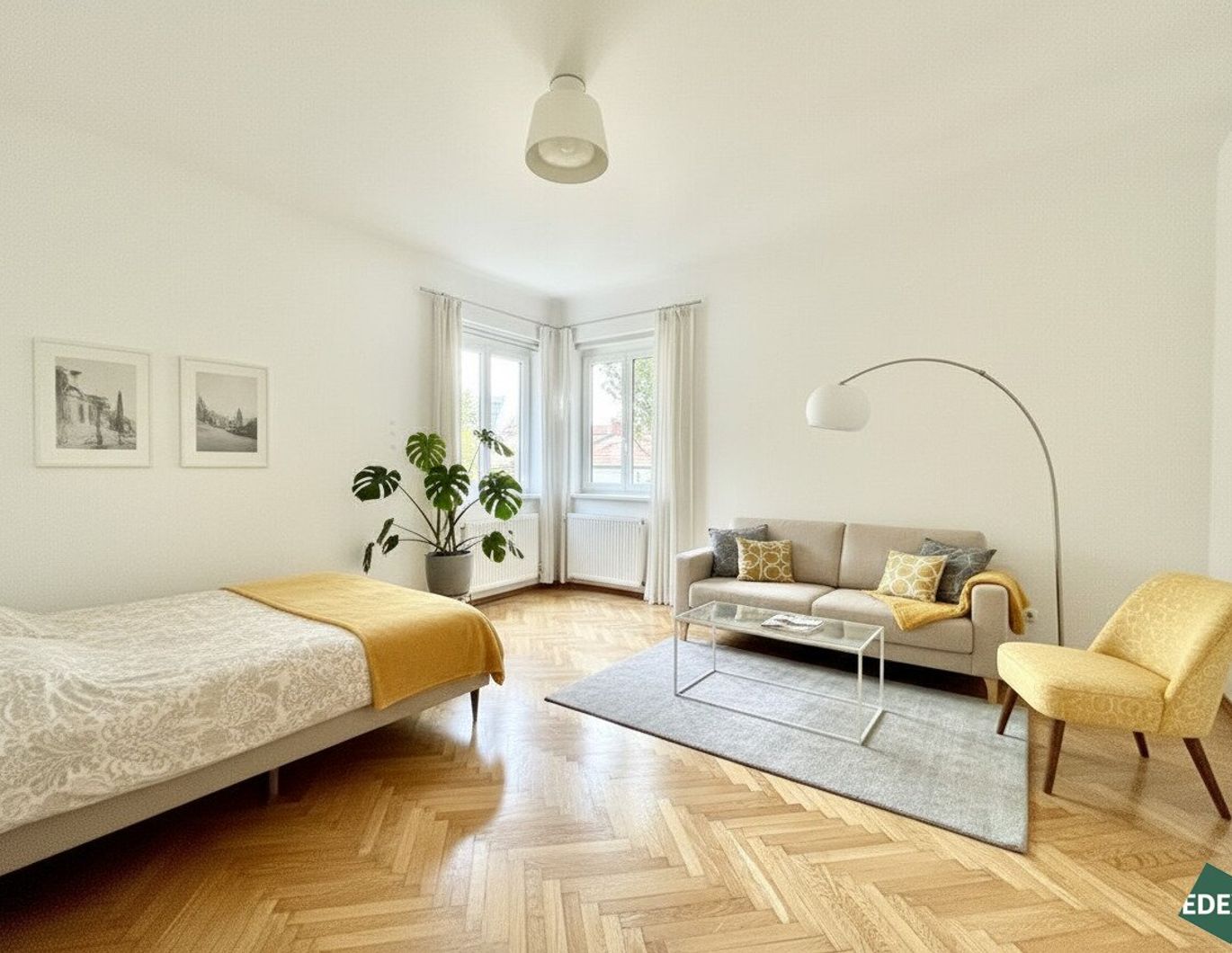 Perfektes Single-Apartment mit separater Küche im Grünen in Hietzing