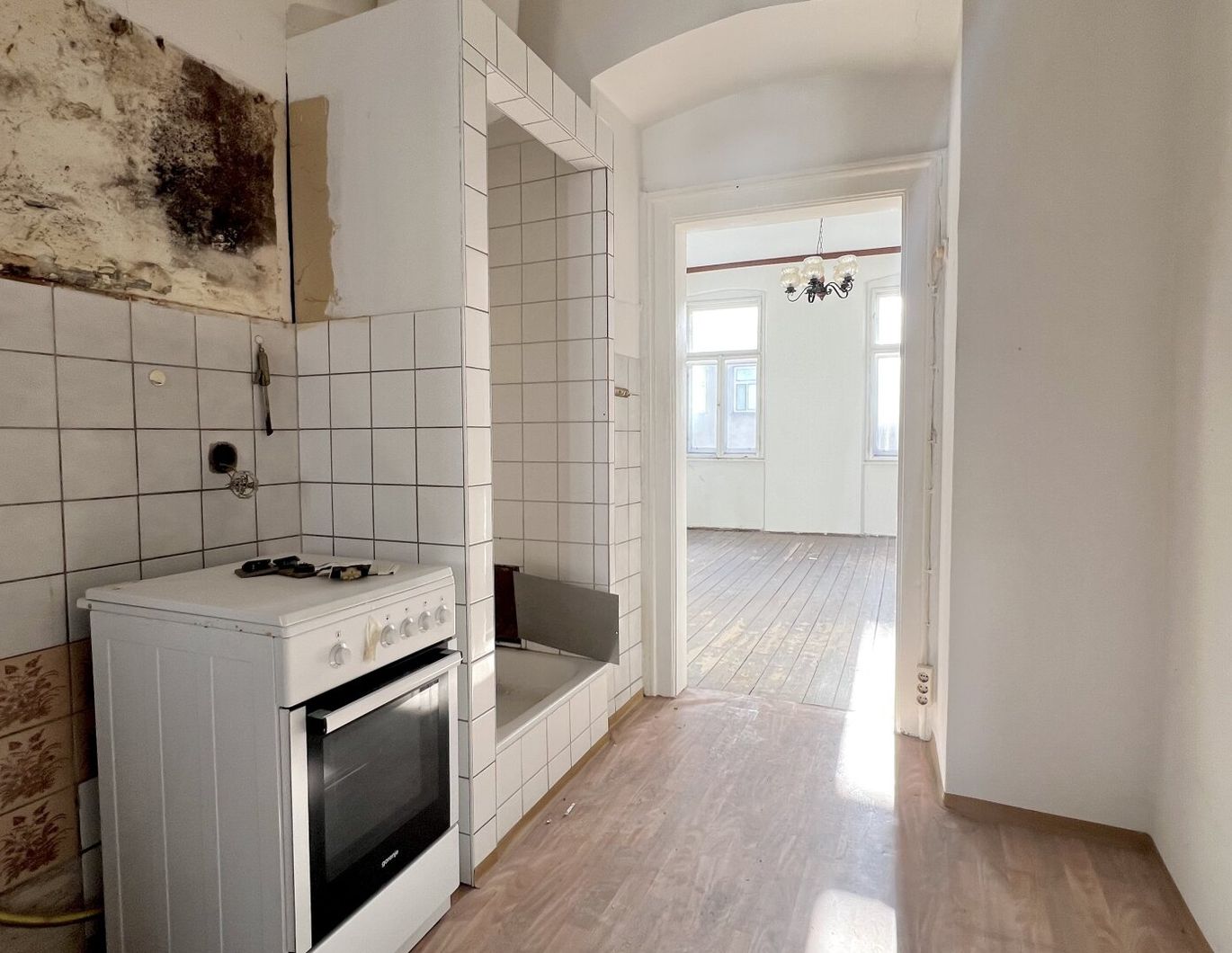 Kleine Altbauwohnung mit schönem Ausblick!