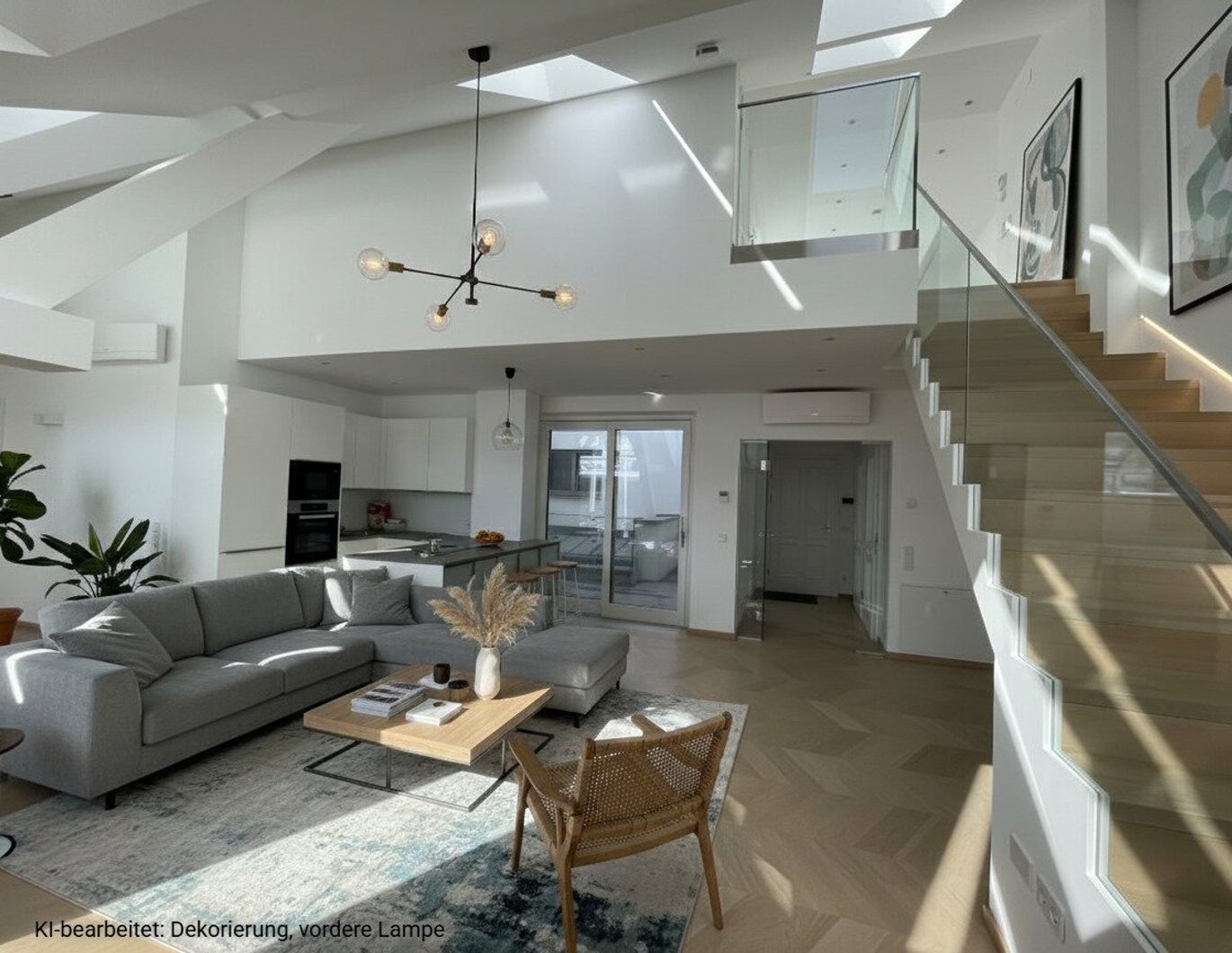 4 Zimmer-Maisonetten-Wohnung mit einer Terrasse und Studio