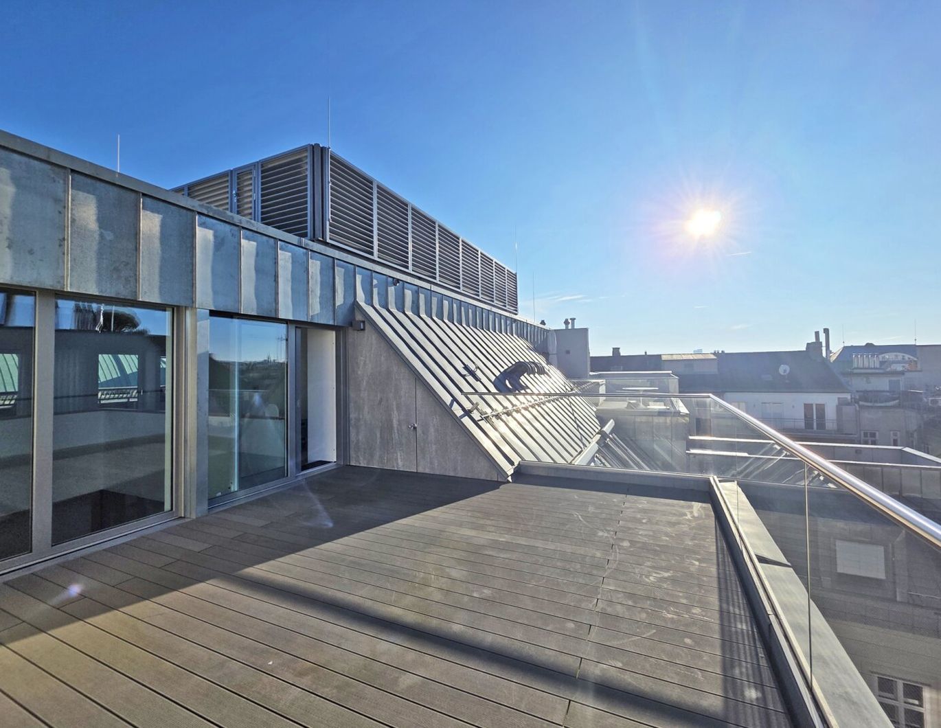 OPERNGASSE | luxuriöses 4-Zimmer-Penthouse mit Terrassen | Blick auf die Staatsoper