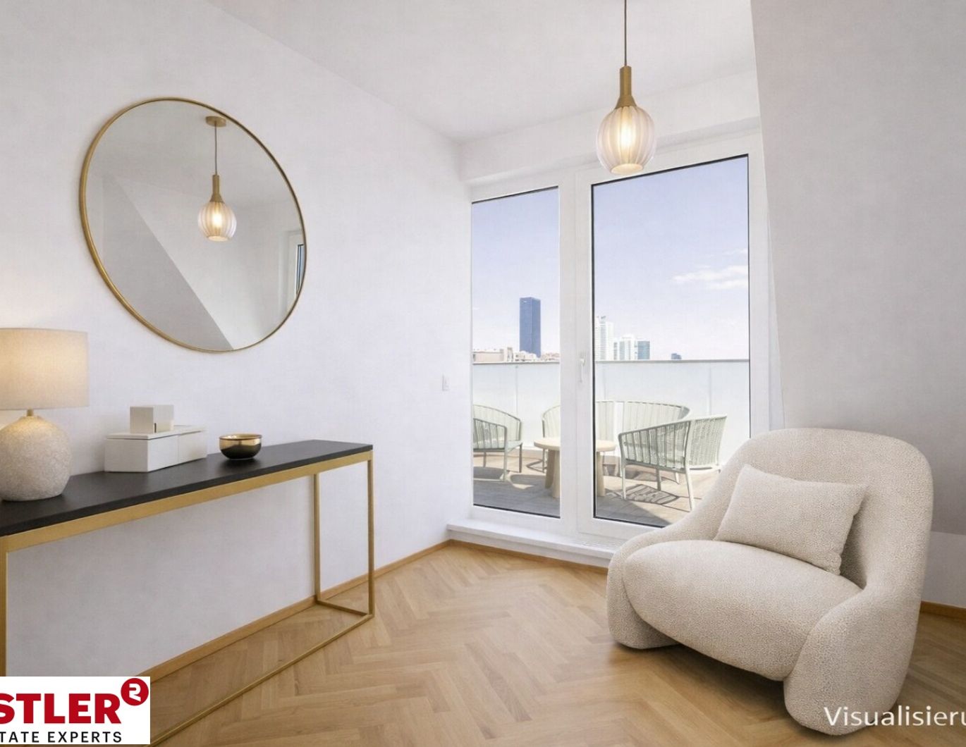 Exklusives Penthouse mit spektakulären Freiflächen nahe Prater & UNO-City