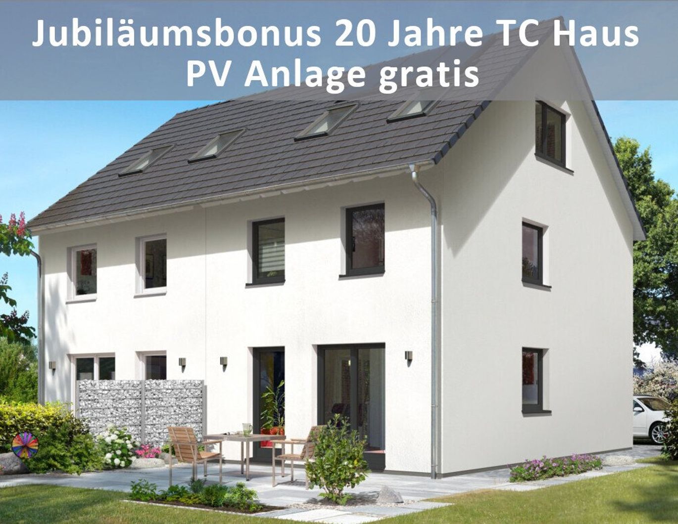 Neues Doppelhaus! Drei Wohngeschoße und großer Garten! Haus 1