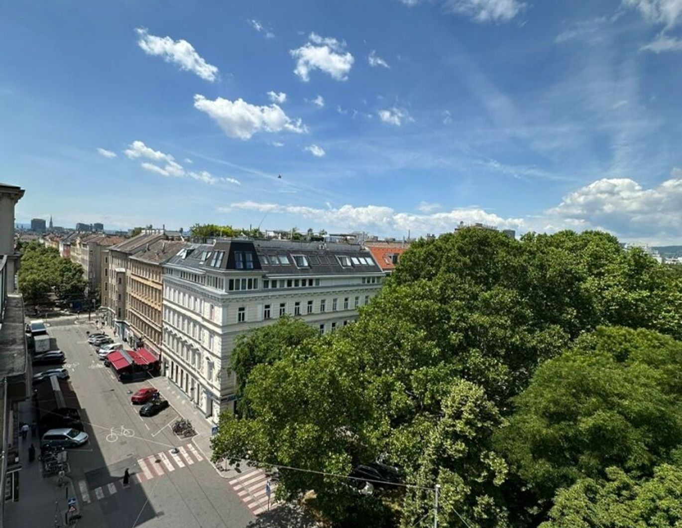 City-Blick! Dachterrassen-Singlewohnung mit Top-Aussicht! Nächst Prater-City