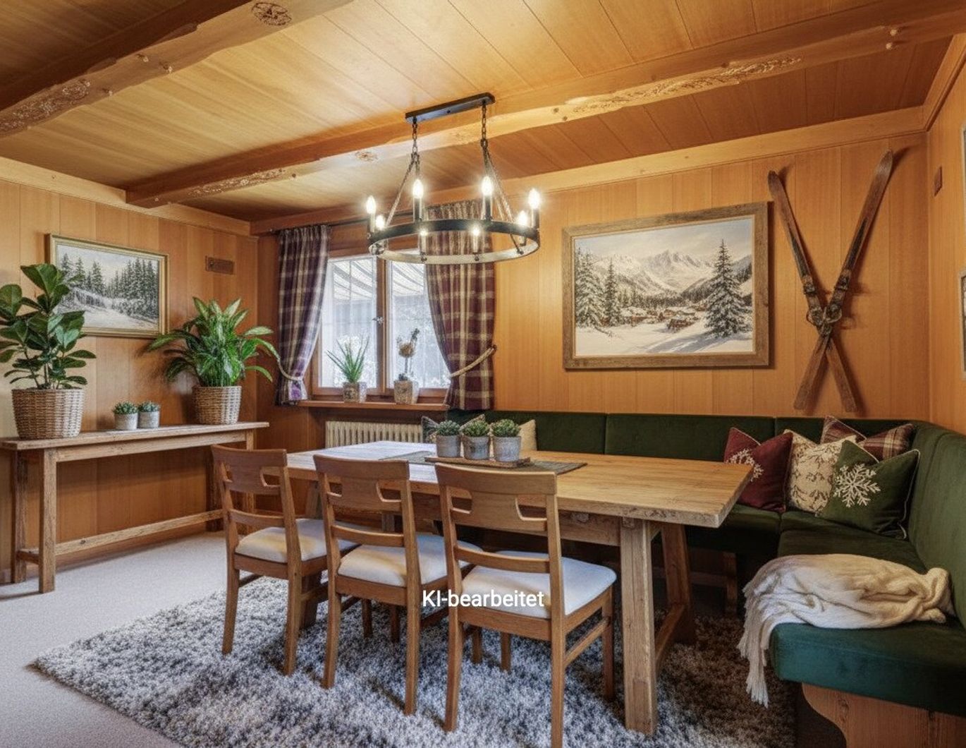 Heimeliges Ferienhaus im Bregenzerwald. Ruhe-Oase im Grünen mit Skigebiet in der Nähe