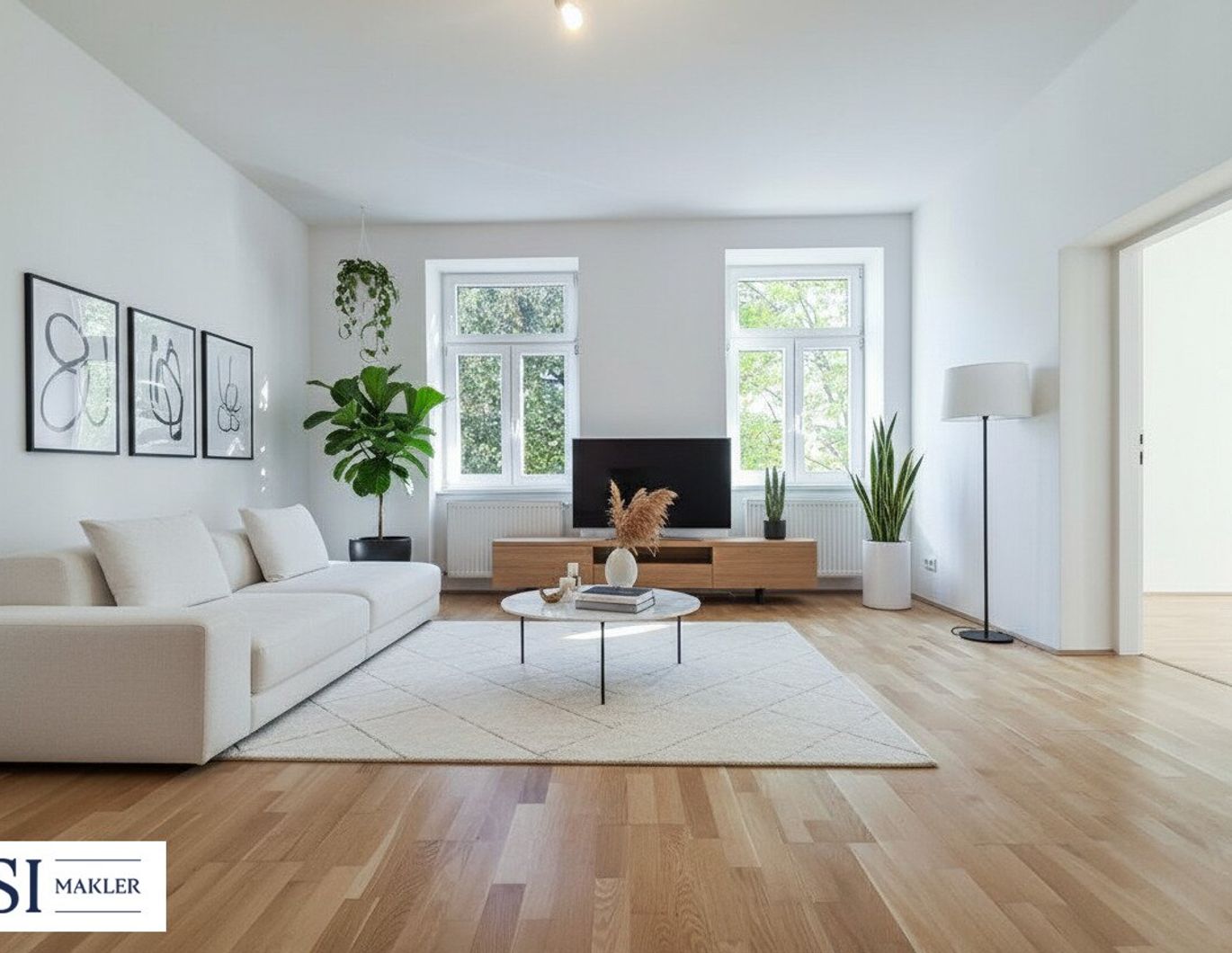 Helle 2-Zimmer-Wohnung mit Park- und Grünblick im 3. Obergeschoss