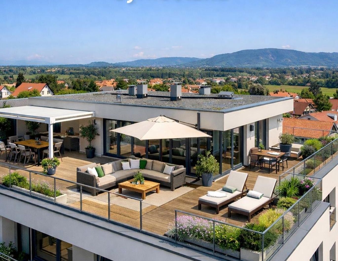 Traumhafte Wohnung mit Penthouse-Charakter