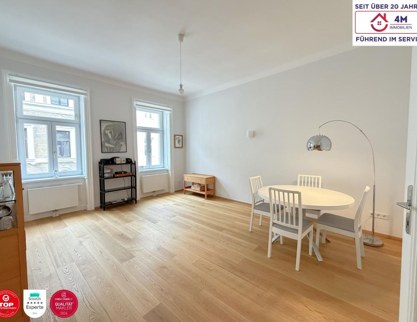 Zeitlose Altbau-Eleganz - hochwertig saniert & lichtdurchflutet im 8. Bezirk