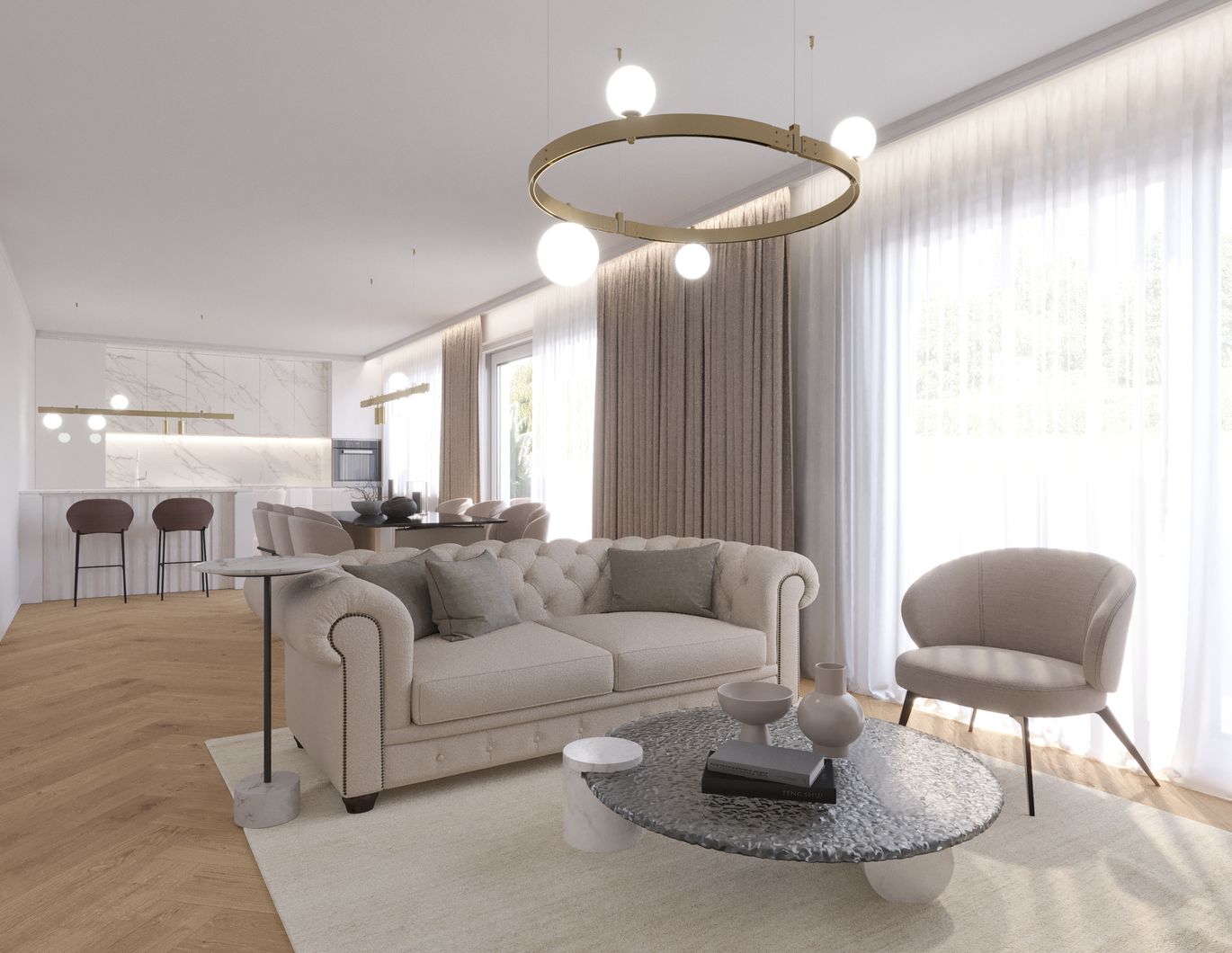 *3-Zimmer-Erdgeschosswohnung mit zwei Loggien und eigenem Garten*MONA RESIDENCE