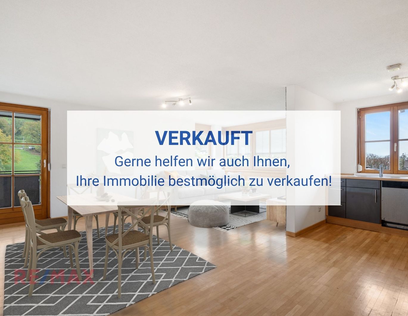 Lichtdurchflutete 3-Zimmer Wohnung in Weiler