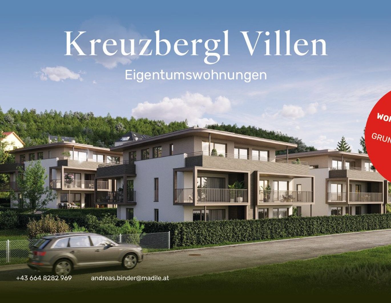 Kreuzbergl Villen- 2 Zimmer Penthouse - Ein Projekt von MADILE