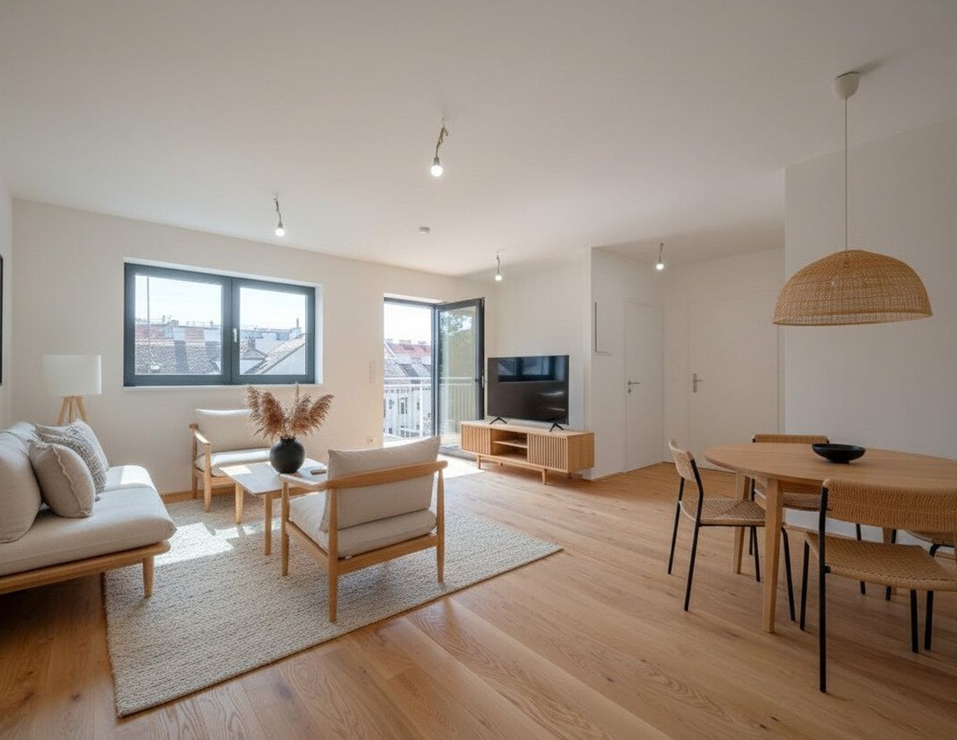 ++1160++ Modernes Wohnen: 3-Zimmer-Erstbezug mit Balkon in ruhiger Lage - Luftwärmepumpe