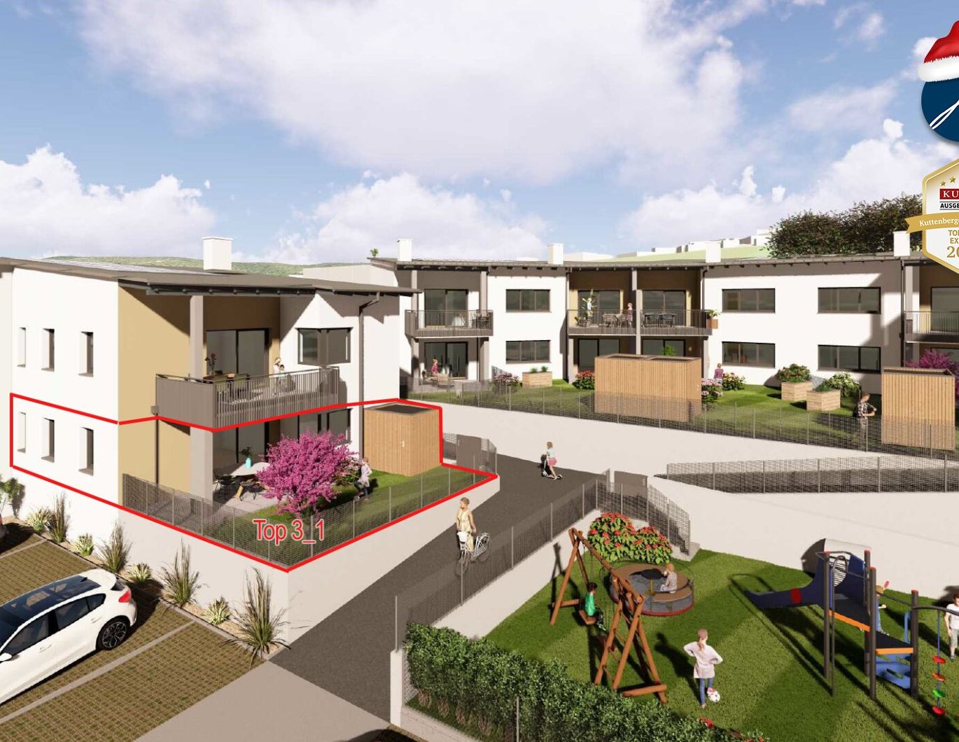 3-Zimmer Wohnung mit Garten & Terrasse