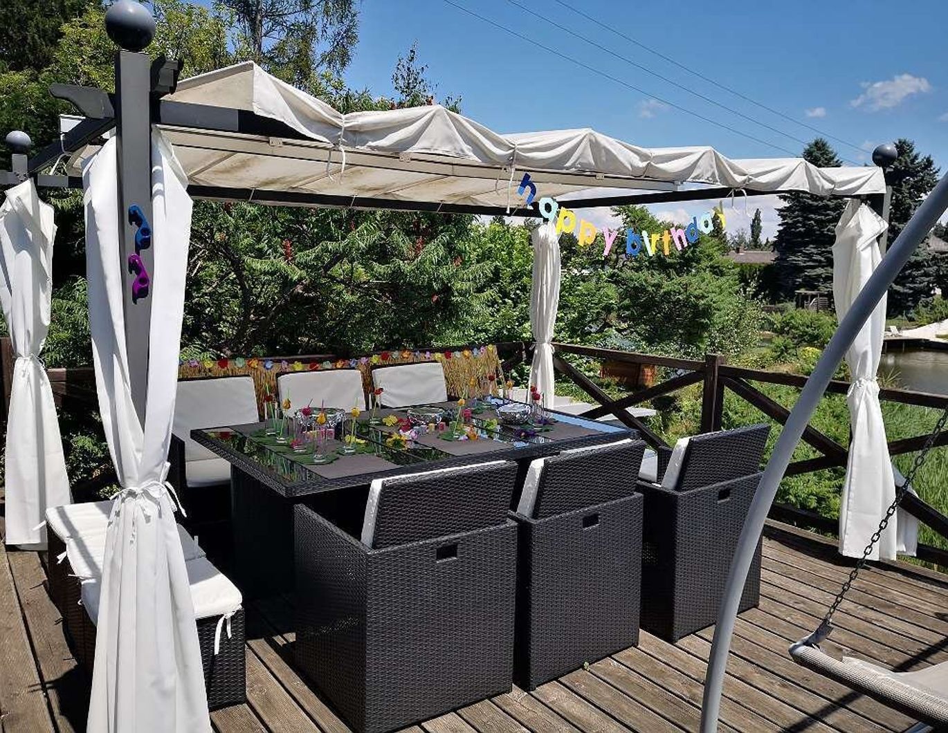 Ferienhaus auf Mietgrund - direkt am See - romantische Bucht