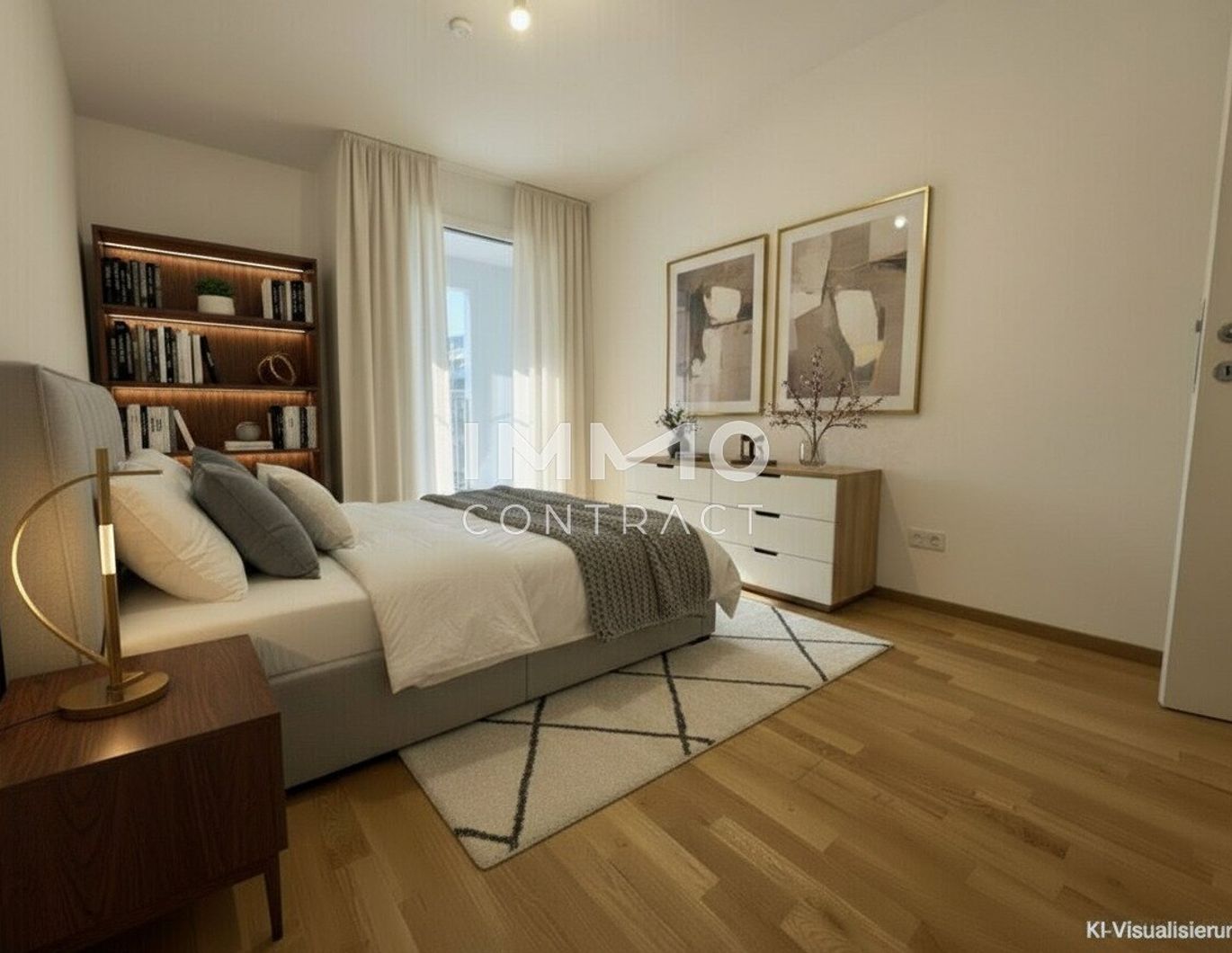 Nachhaltige Investmentchance: 3-Zimmer-Erstbezug mit Loggia und Weitblick im 5. Obergeschoß