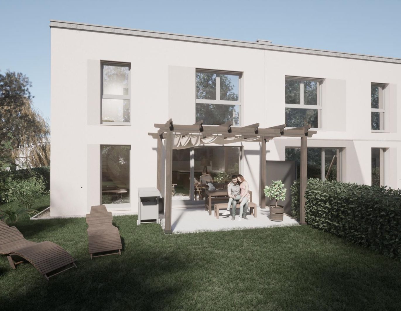 LEISTBARER WOHNTRAUM: PROVISIONSFREI: GARTENGLÜCK MIT VIEL LUXUS AUF EIGENGRUND IN HERRLICHER WOHNLAGE VON KÖNIGSTETTEN IM WIENERWALD